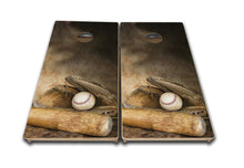 Load image into Gallery viewer, Baseball Glove Design - Regulation 2&#39; by 4&#39; Tournament Cornhole Set - 18mm (3/4″) Baltic Birch
