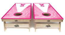 Load image into Gallery viewer, Breast Cancer Awareness Design - Regulation 2&#39; by 4&#39; Tournament Cornhole Set - 18mm(3/4″) Baltic Birch
