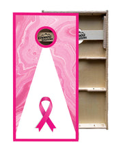 Load image into Gallery viewer, Breast Cancer Awareness Design - Regulation 2&#39; by 4&#39; Tournament Cornhole Set - 18mm(3/4″) Baltic Birch
