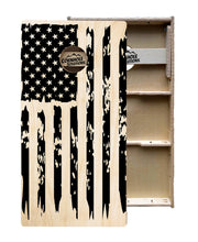 Load image into Gallery viewer, Wooden USA Flag Design - Regulation 2&#39; by 4&#39; Tournament Cornhole Set - 18mm(3/4″) Baltic Birch
